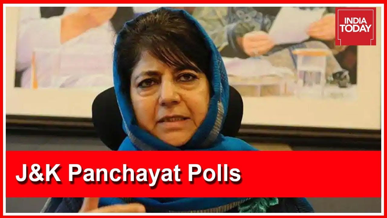 Mehbooba Mufti Announces PDP's Decision To Boycott J&K Panchayat Polls