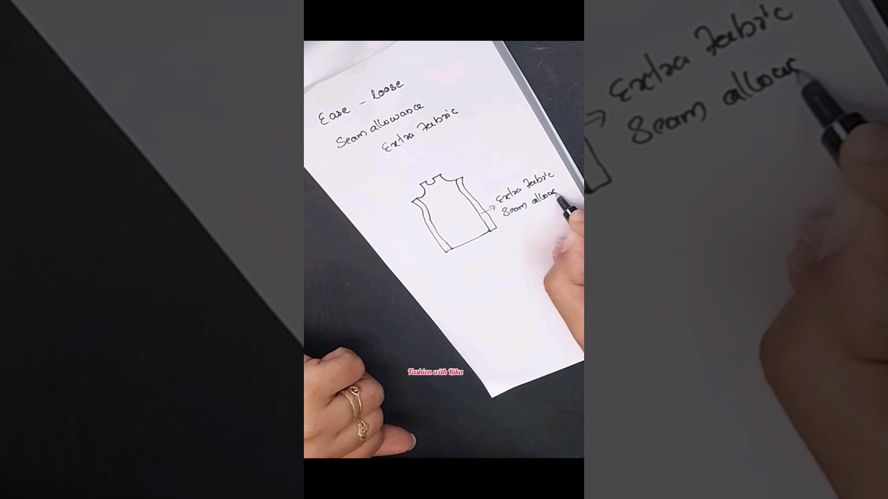 Ease ഉം Seam allowance ഉം ഇനി മാറിപോകില്ല #shorts #sewingtips
