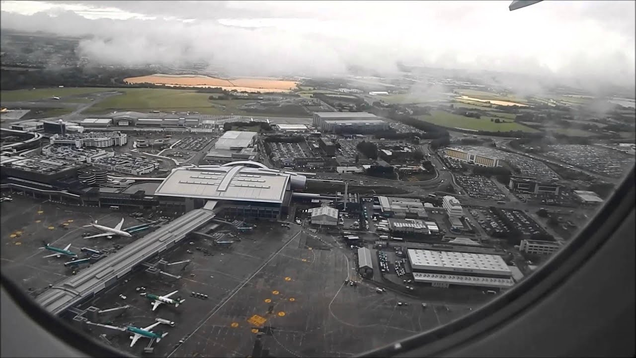 Aer Lingus Flight EI586 EI-CPH Dublin to Malága with great views on Departure!!(HD)