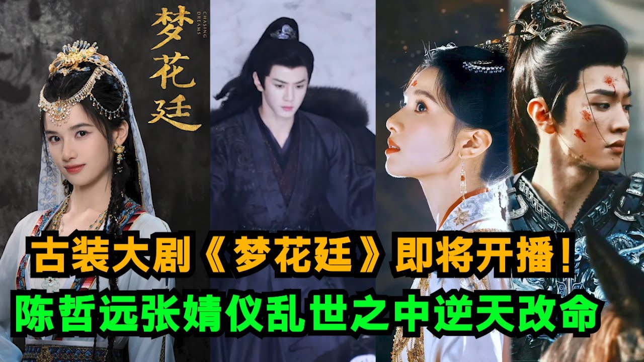 《梦花廷》即将开播，终于等到了这部古装大剧！陈哲远张婧仪领衔，女主绝美！公主vs将军乱世之中逆天改命！