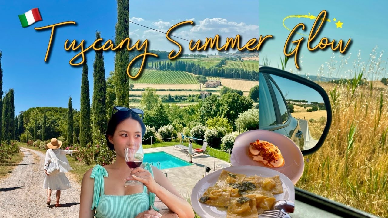 [ZIZI in Italy🇮🇹] 행복을 눈으로 한 번, 입으로 한 번! | 최고의 아그리투리스모 | 토스카나 최고 맛집🍝🍷 | 천국같은 수영장🏊