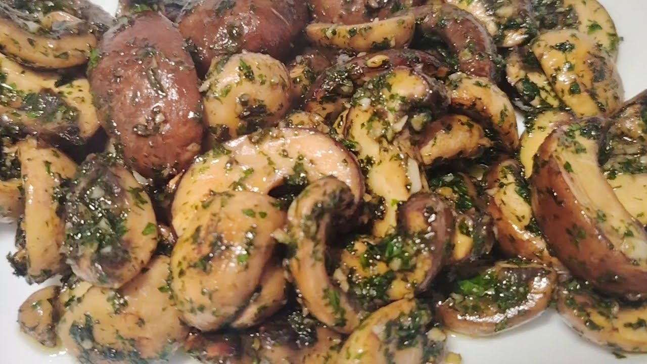 Quick and easy butter garlic mushroom! THESS SJ VLOG