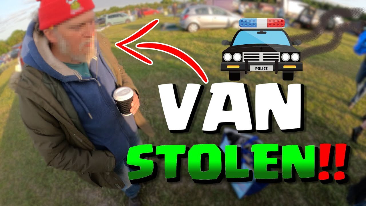 THIEF STOLE HIS VAN!! SUNDAY CAR BOOT HUNTING #carboot #ebay