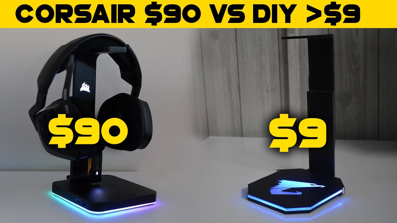DIY RGB Headphone Stand Using Acrylic | INDIA | How To Make
