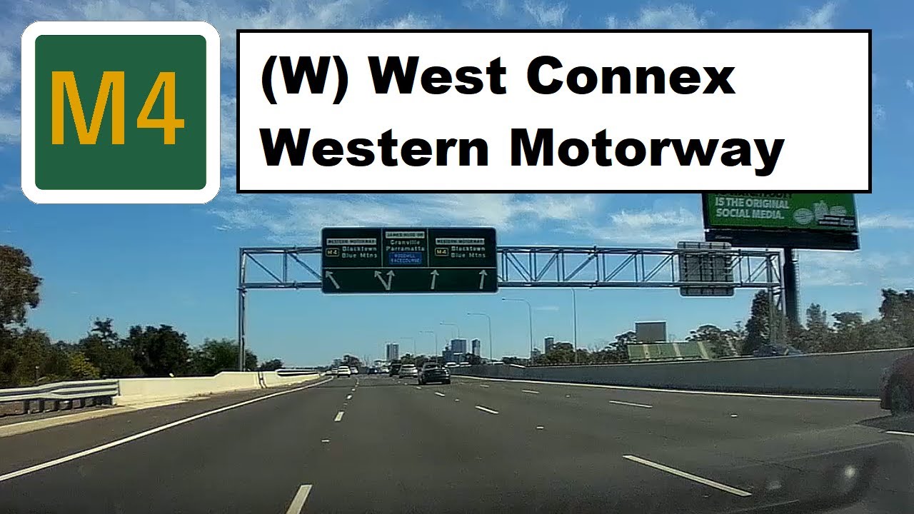 【Sydney Drive】 M route 4(West2) Western Motorway,West Connex Ashfield -   Emu plains