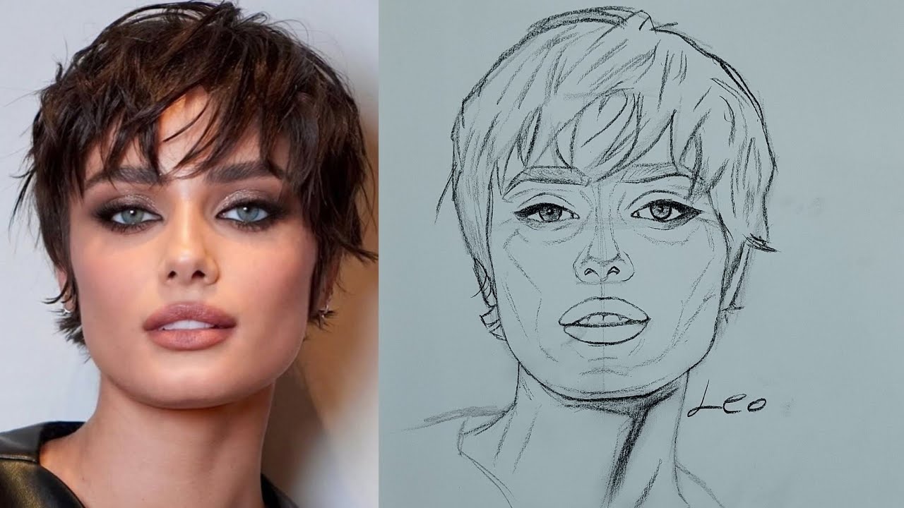 How to Draw a Face (FREEHAND TUTORIAL)
