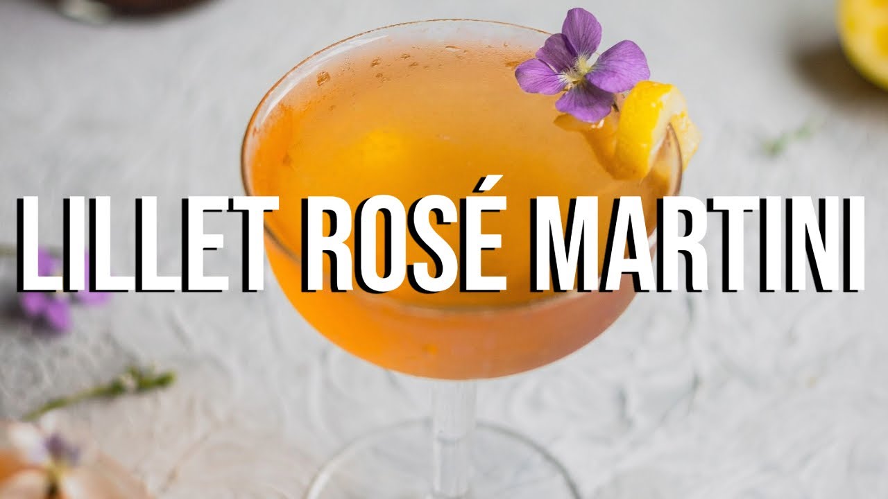 Lillet Rosé Martini (Bavette's Steakhouse Copycat!)