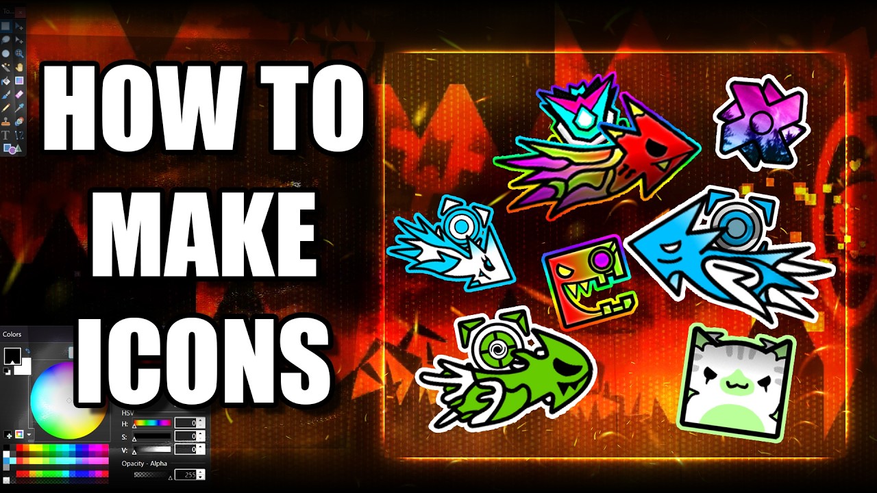 Как создать свой пак текстур иконок | Geometry Dash 2.2