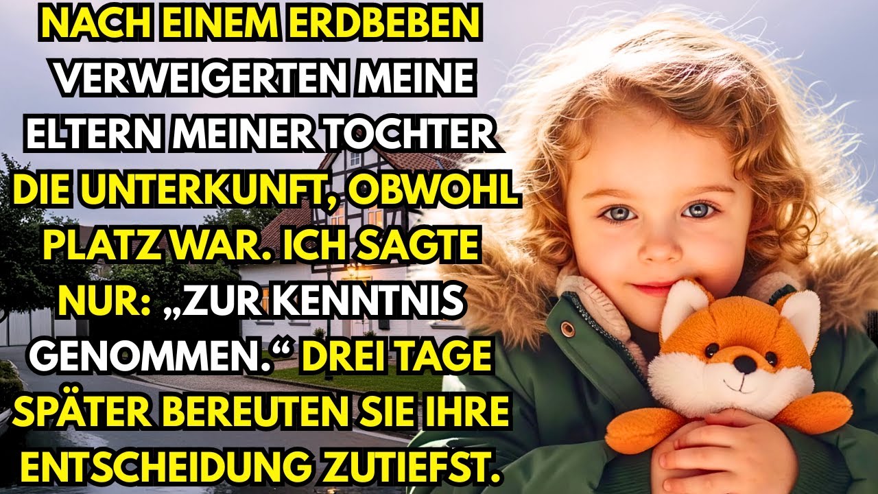 „Wir haben KEINEN PLATZ für sie,“ sagte meine Familie über meine 5-Jährige. Direkt vor ihr…