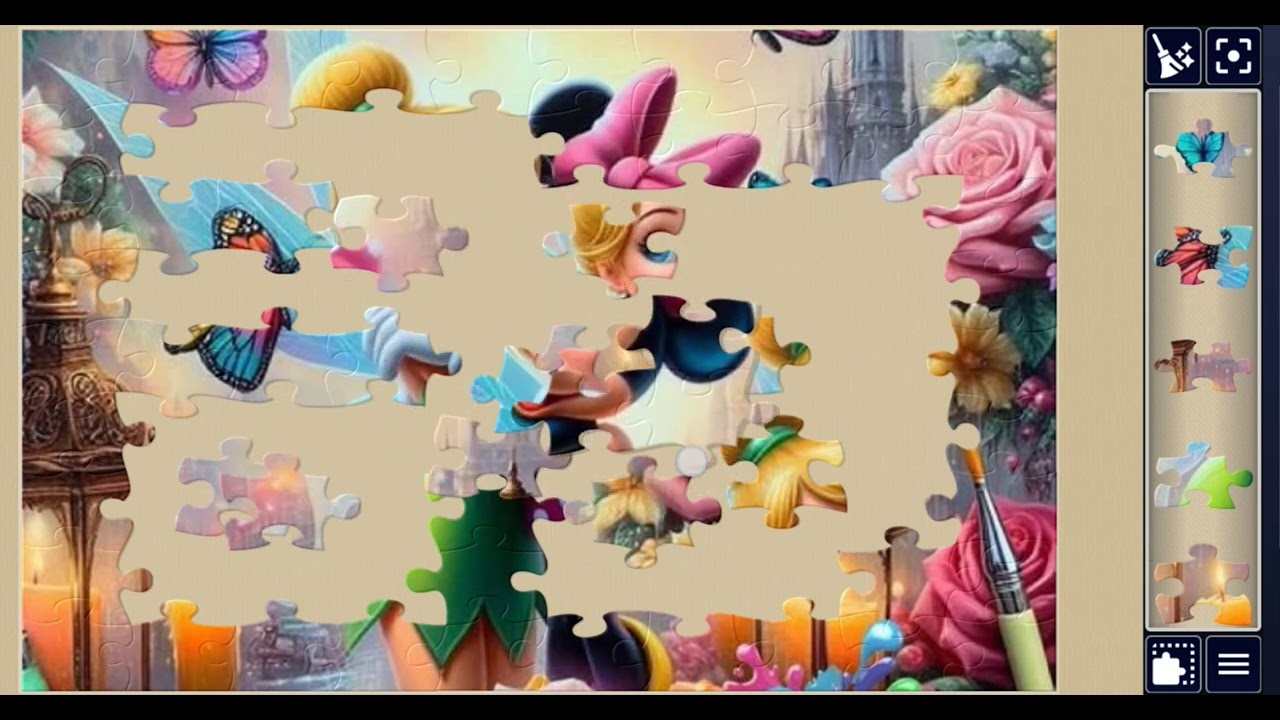 Disney Magic 🪄 ✨ Comes Alive 💖😀 Minnie 🐭 🎀 & Fairy 🧚‍♀️🧚🧚‍♂️ Friendship//🧩🧩 jigsawpuzzlejourney//🧩🧩
