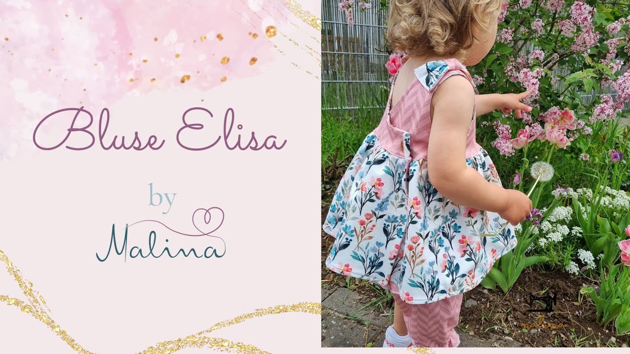 Videon&auml;hanleitung f&uuml;r das Kleid Elisa mit Kn&ouml;pfen Malina KleidElisa Anleitung