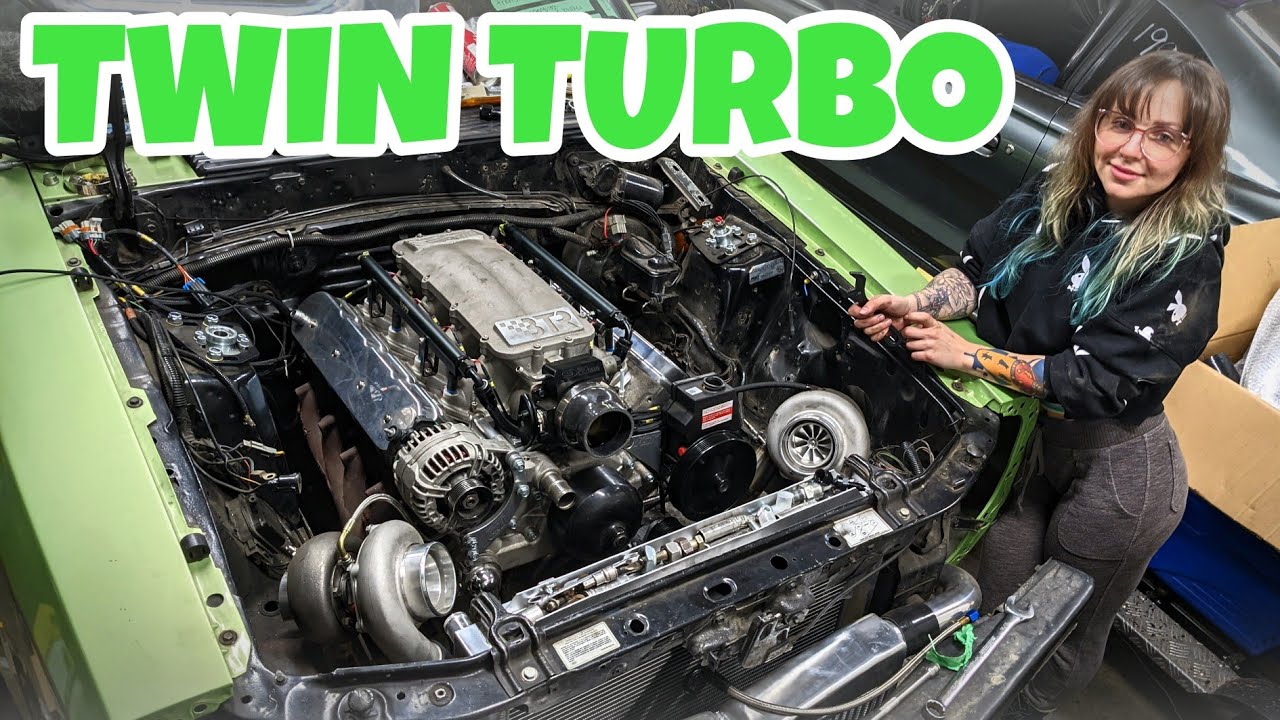 Only Using The Best Amazon Parts. Twin Turbo LSX Mustang.