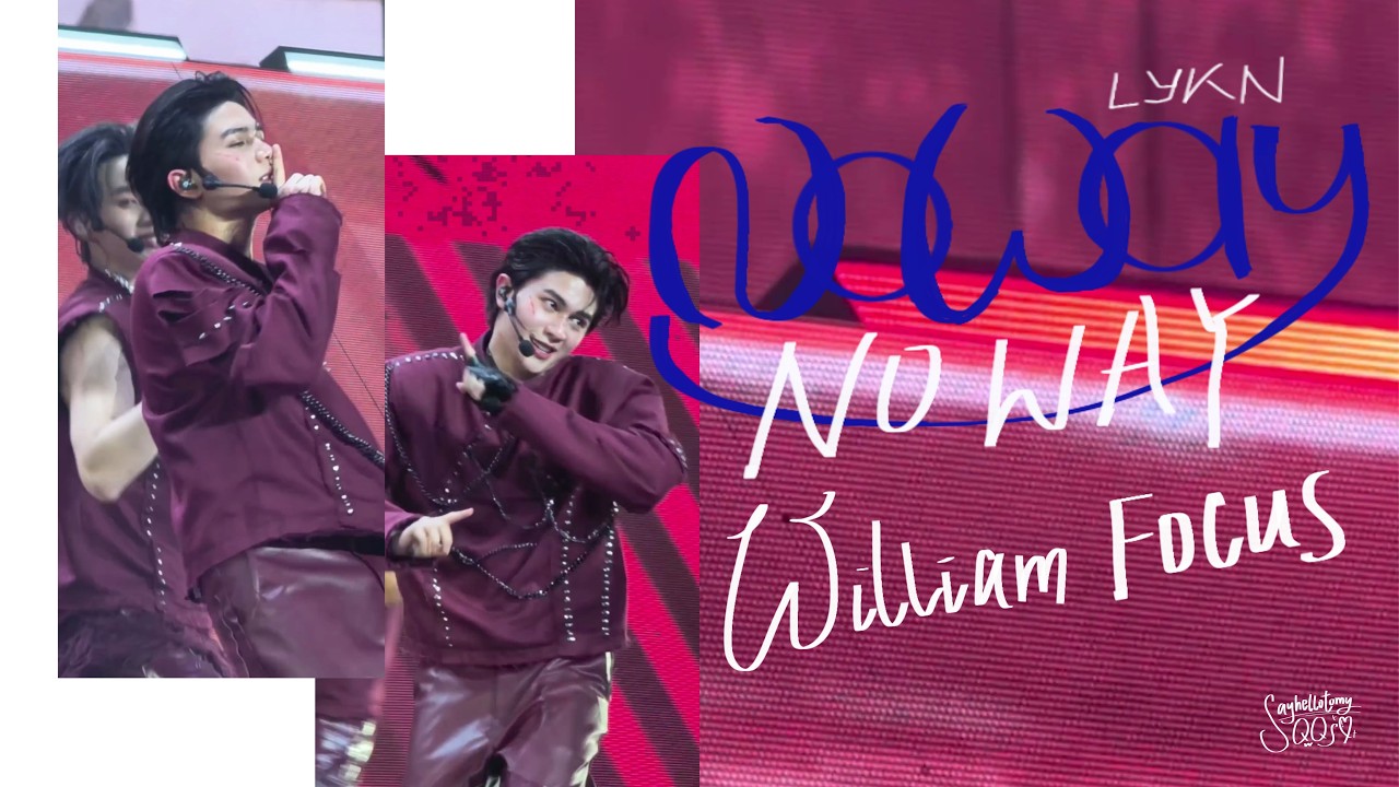 [4K] โลเล โยเย โมเม (No Way) - LYKN (William Focus) #RISERCONCERT