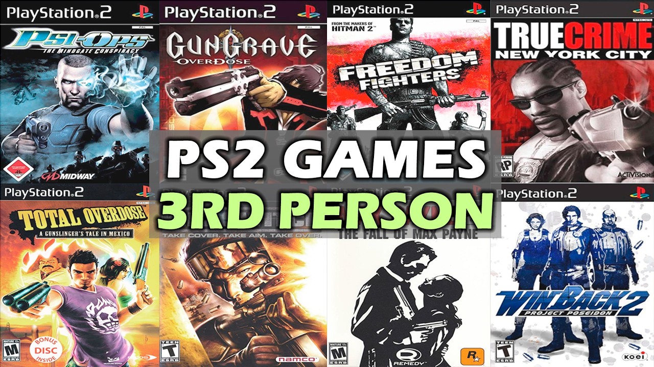 ТОП-40 ЛУЧШИХ ШУТЕРОВ ОТ ТРЕТЬЕГО ЛИЦА НА PS2 || ИГРЫ ДЛЯ PS2