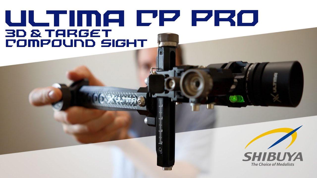 SHIBUYA ULTIMA CP PRO  - SHIBUYA'S new premier compound sight! (detail presentation)