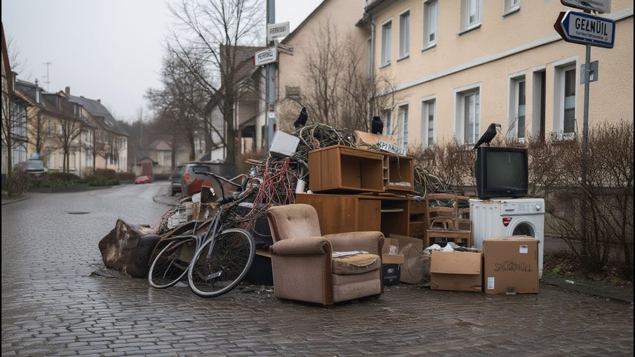 Что люди оставляют у своих домов в Германии