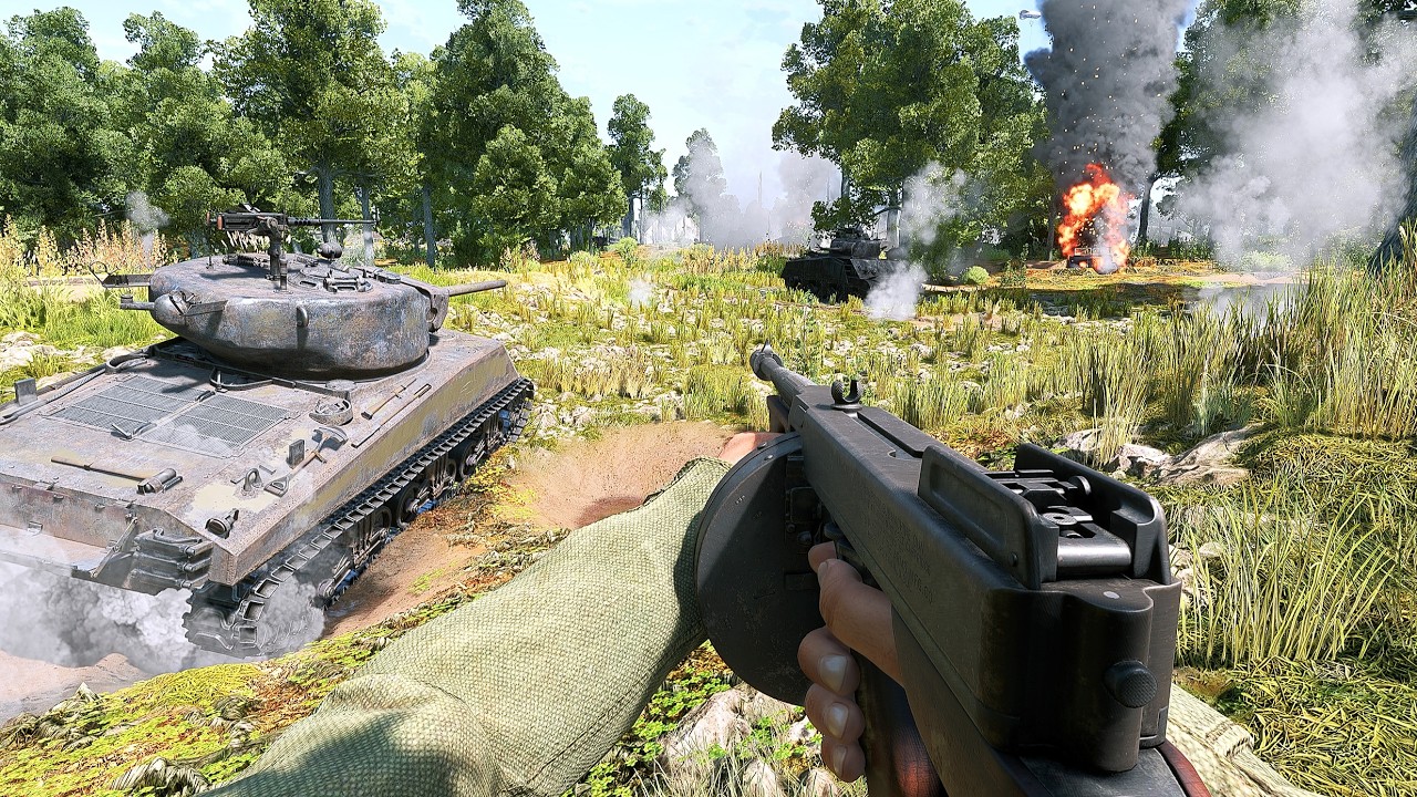US Army - Ruins of Vaux - Invasion of Normandy - BR5 | Enlisted Gameplay
