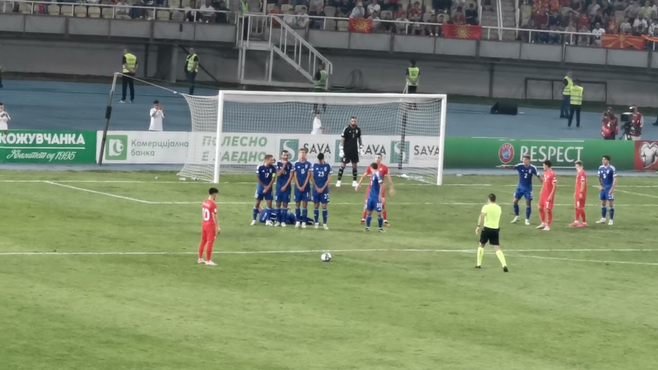 Bardhi goal vs Italy (Macedonia-Italy 1-1)