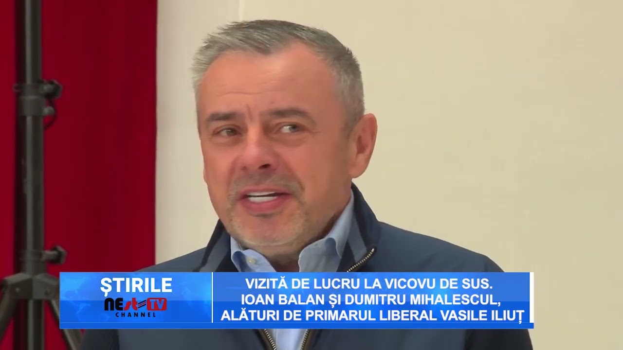 Vizită de lucru la Vicovu de Sus. Balan și Mihalescul, alături de primarul liberal Vasile Iliuț