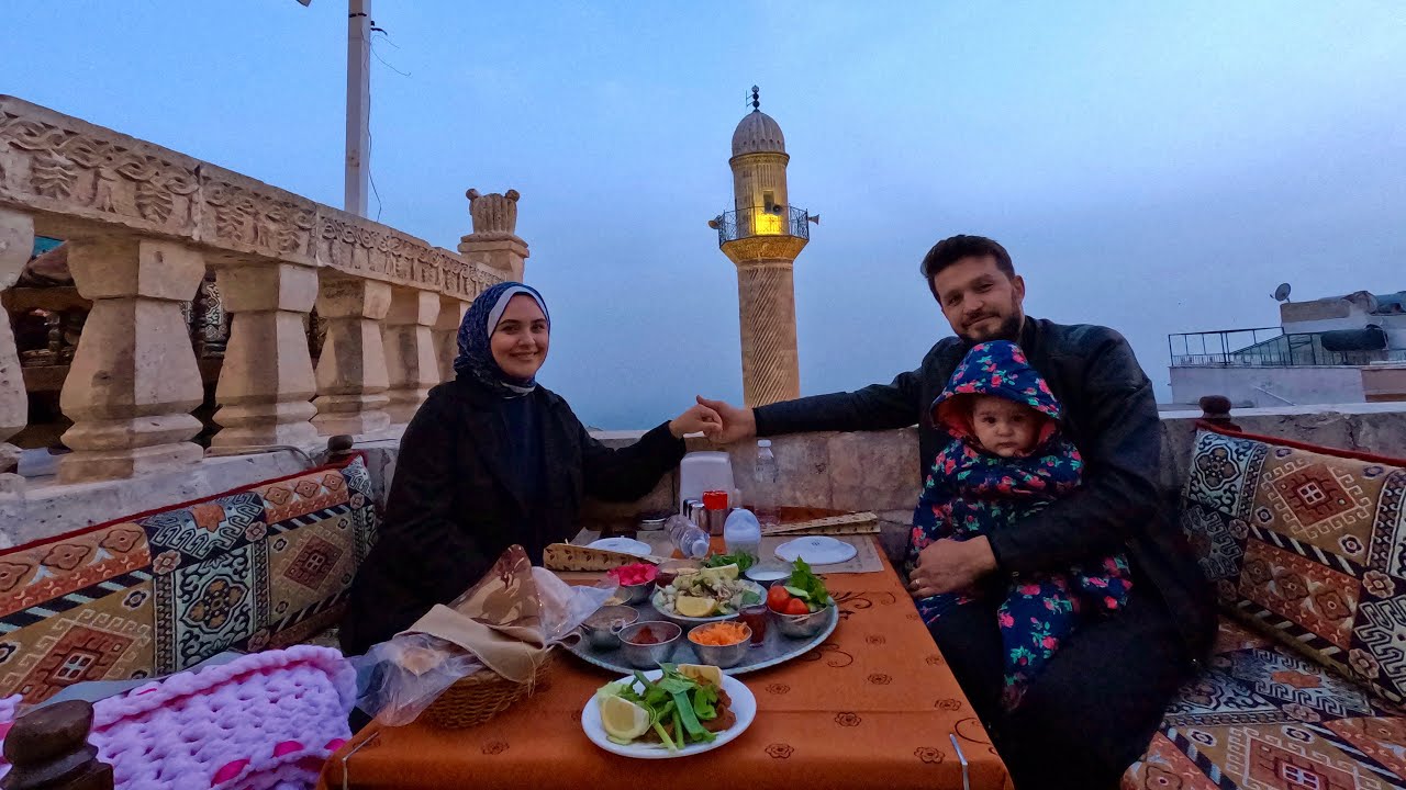 WE MADE A CARAVAN CAMP IN THE HISTORICAL CITY - MARDIN - TÜRKİYE 🇹🇷