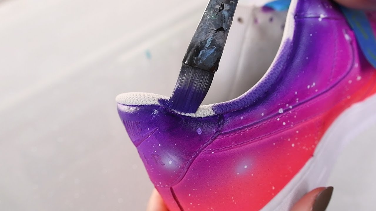 How to Custom Paint the Sock Liner on Shoes