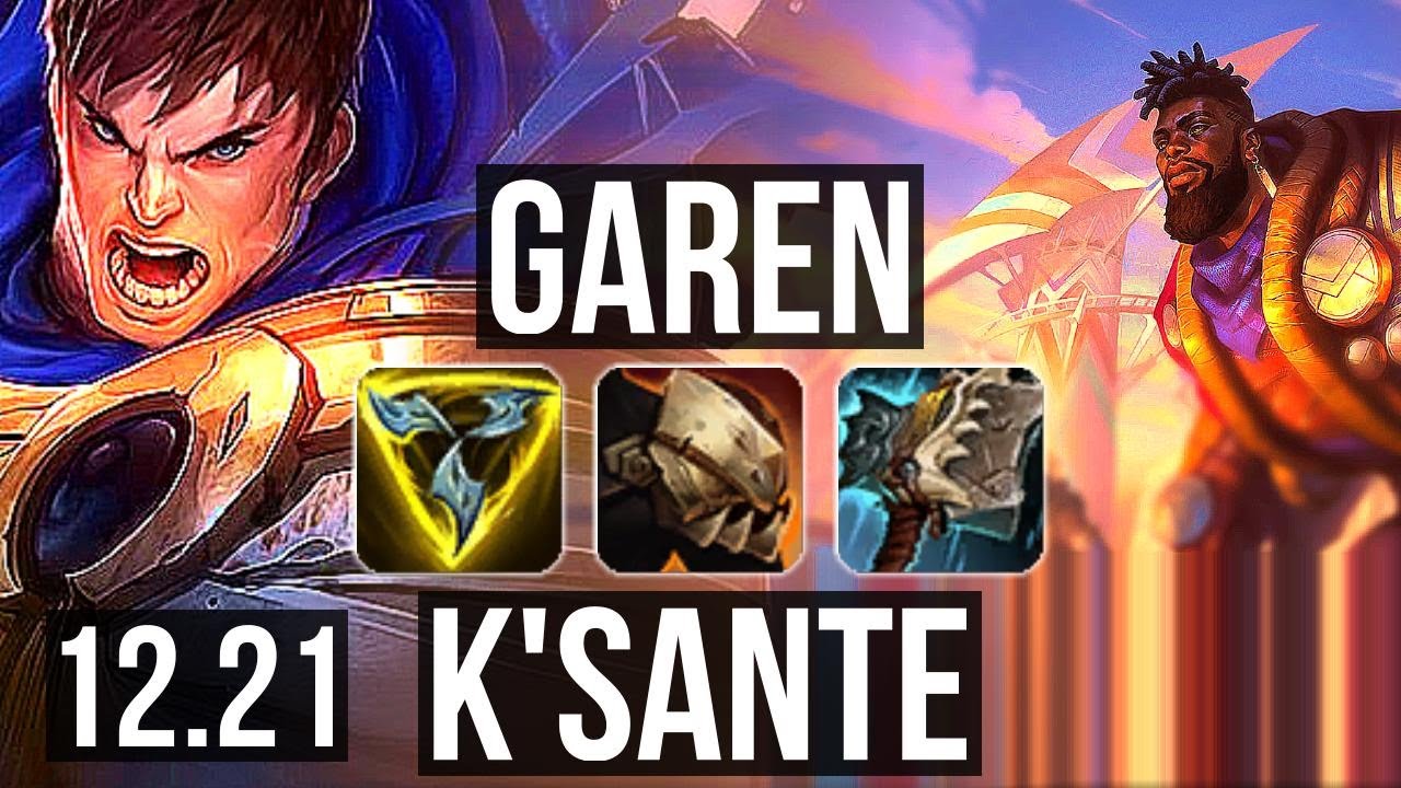 GAREN vs K'SANTE (TOP) | 11/3/12 | EUW Diamond | 12.21