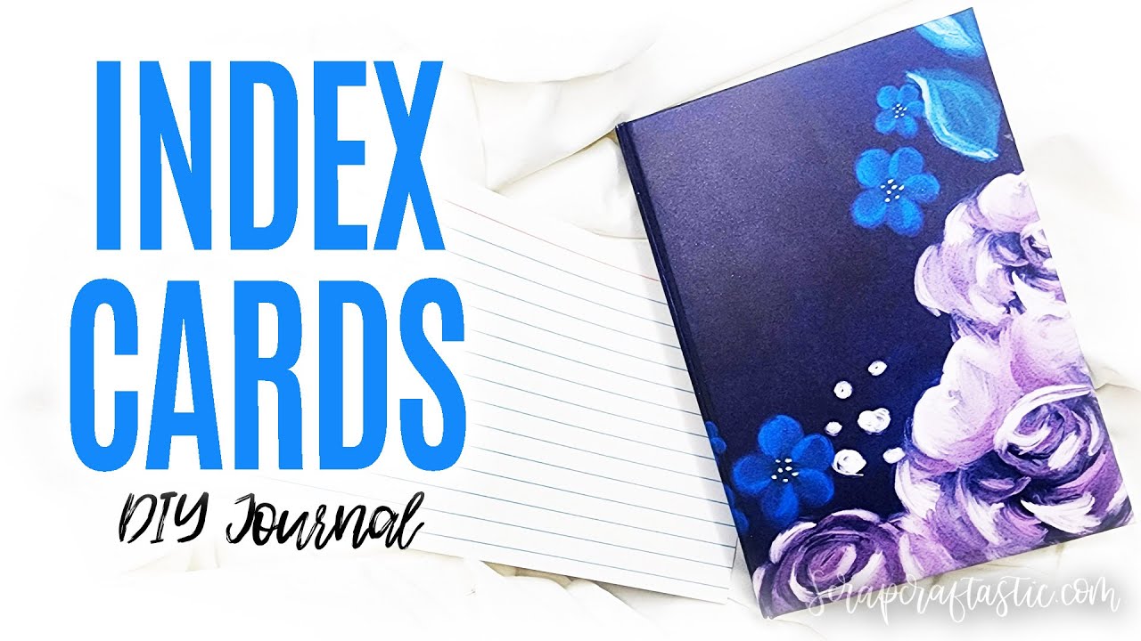 How To Make a DIY Journal with 4x6 Index Cards