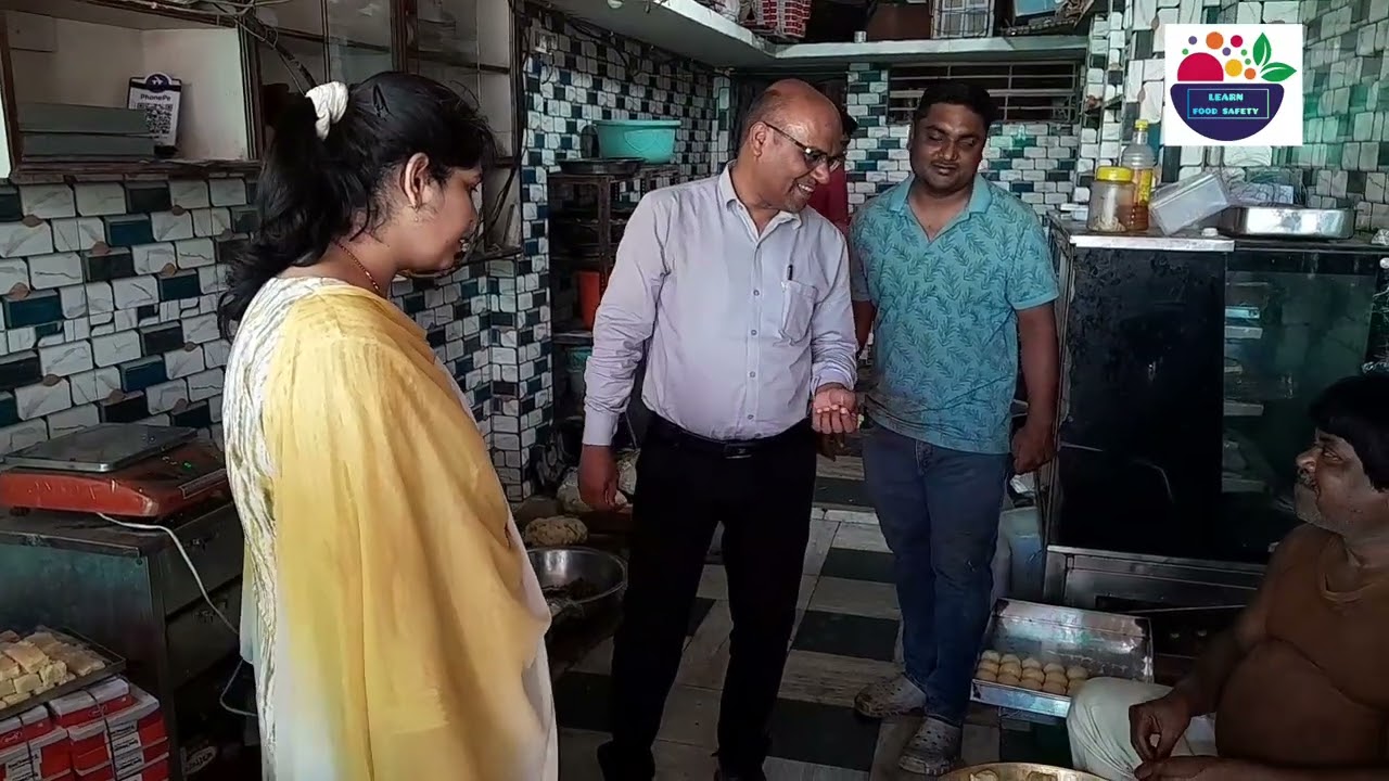 Holi drive : Food safety officer checking sweets shops #sweet #food