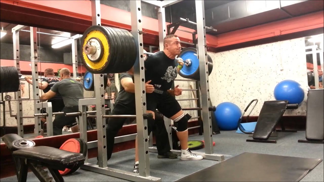 Petr Folprecht | RAW SQUAT up to 315kg | 695lb (belt, wraps) - 27.5.2015