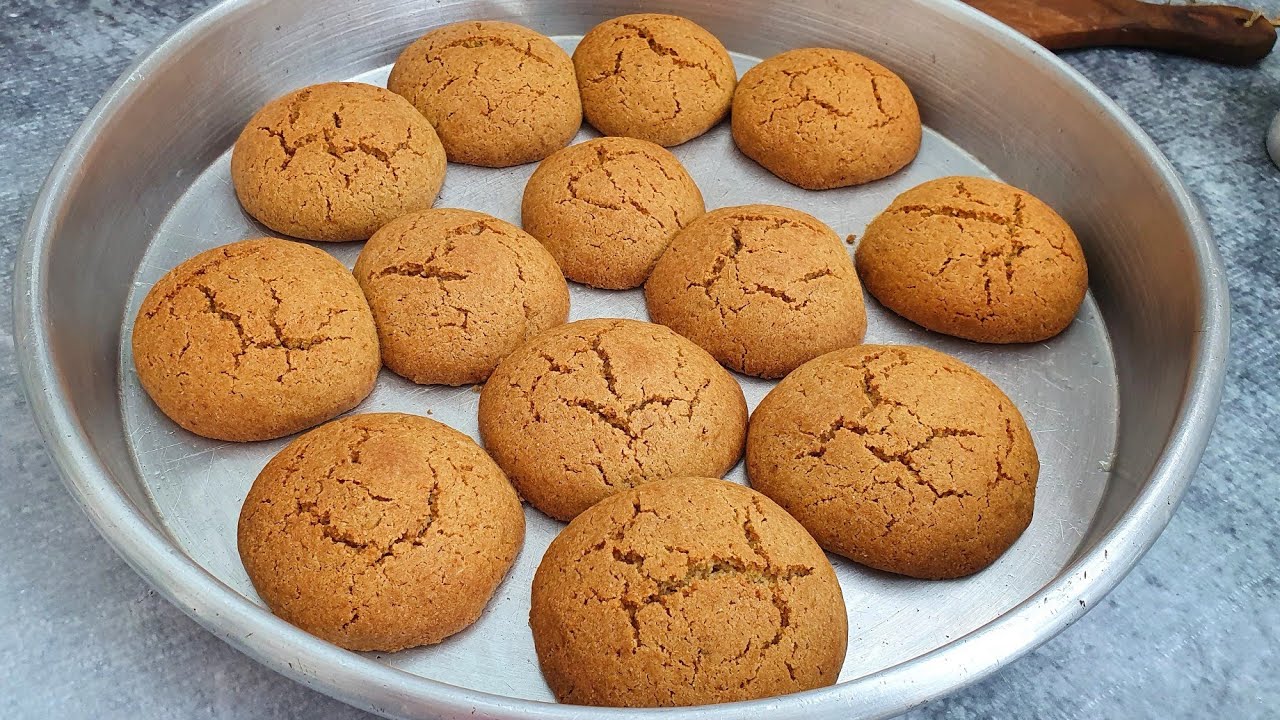 GURABIA SPECIALE ME MIELL MISRI DHE GRURI, TE SHKRIFETA TE BUTA PAMBUK PER CAJ DHE KAFE