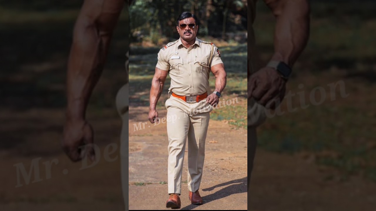 Mumbai Police Bodybuilder Video🚨🚔#mumbaipolice #bodybuilding #shorts #viral #short #ytshorts #ips 🚨👉