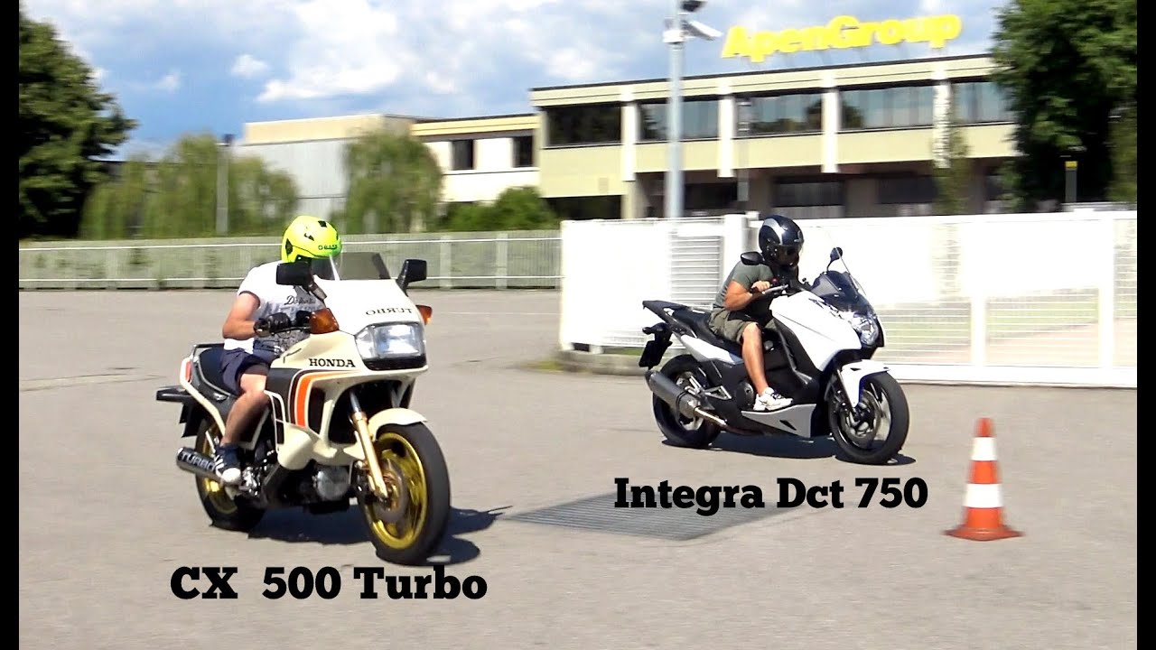 TEST HONDA INTEGRA Vs HONDA CX 500 TURBO (VIDEO 4K)