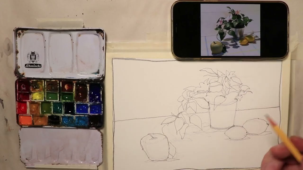 How to Paint Flowers, Lemons & Green Apple - with PRO Artist Chris Petri