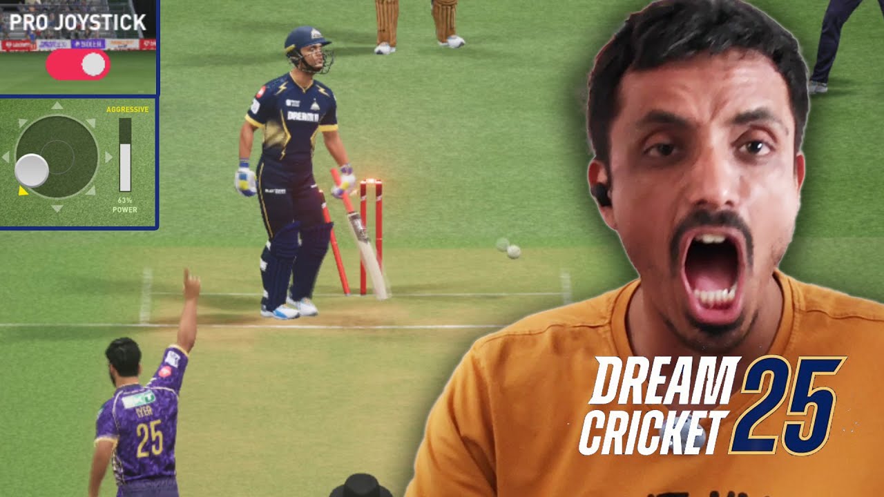 Better then Real Cricket ? Dream Cricket 25 Pro Joy stick Batting Gameplay | Last ball Thriller IPL