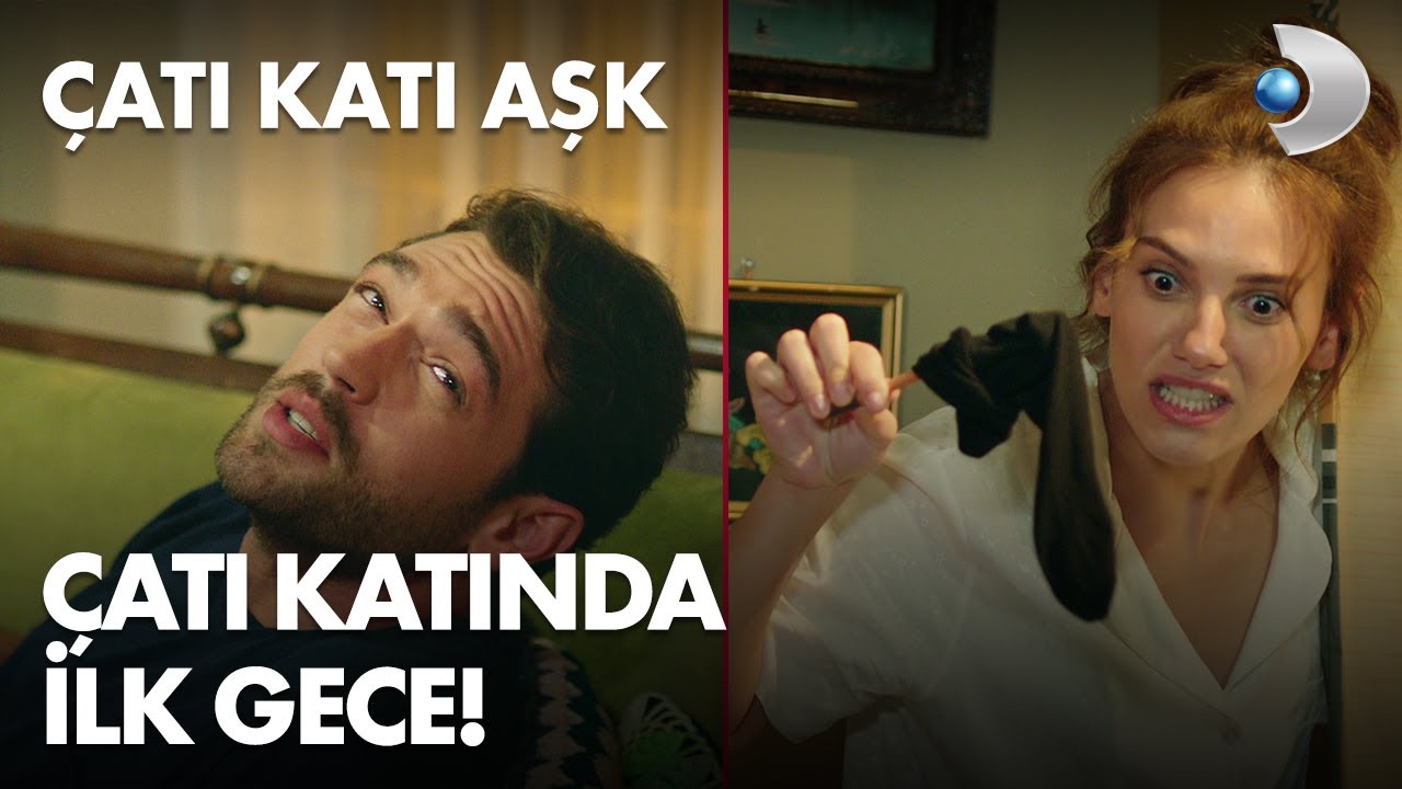 Ateş ve Yasemin'in &ccedil;atı katında ilk geceleri! - &Ccedil;atı Katı Aşk 1. B&ouml;l&uuml;m