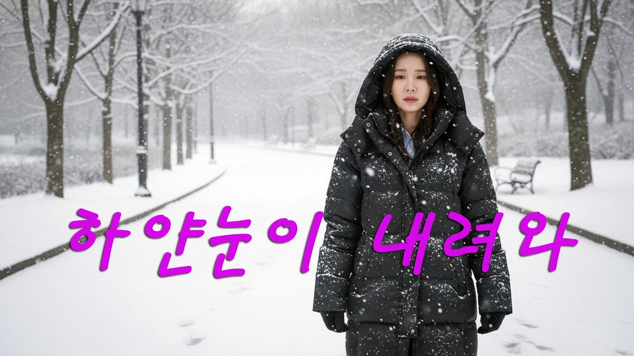 🍒하얀눈이 내려와..