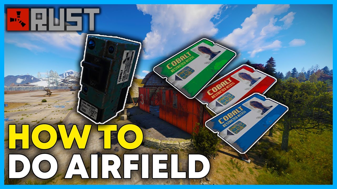 How to Do the Airfield Blue Card Puzzle in Rust (Full Guide 2026)
