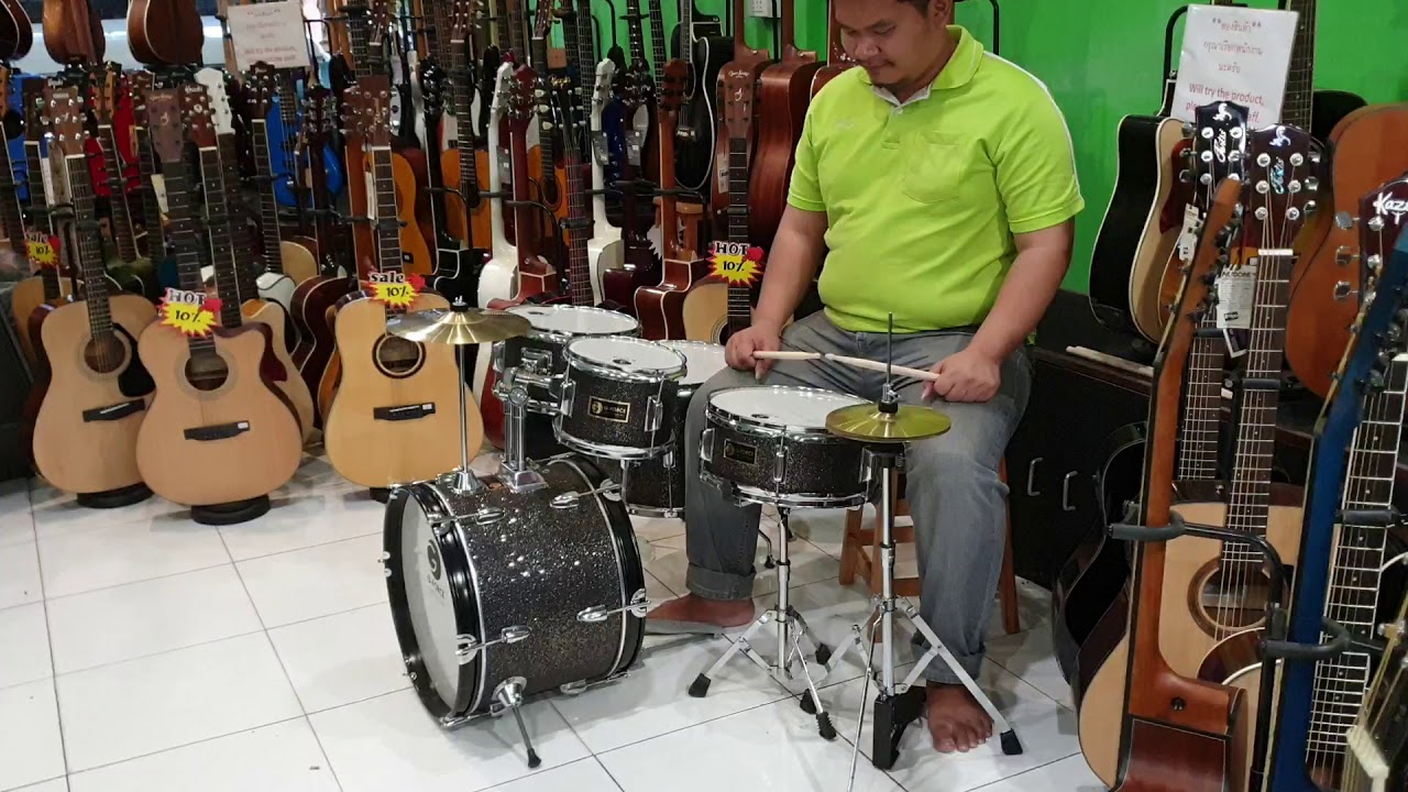 กลองชุด G-Force ขนาดเล็ก (กลองเด็ก) : Review By ดนตรีสีเขียว Greenmusic