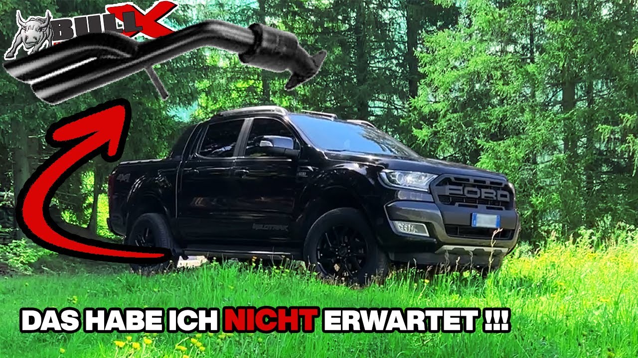 Ich verbaue eine BullX Auspuffanlage beim Ford Ranger Wildtrak !!