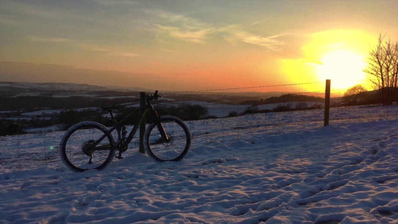 Brading Down, IOW - Snow MTB