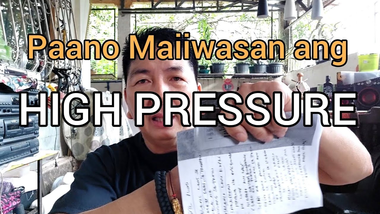 Paano Maiiwasan ang Pagha- HIGH PRESSURE? | ferdiesvlog