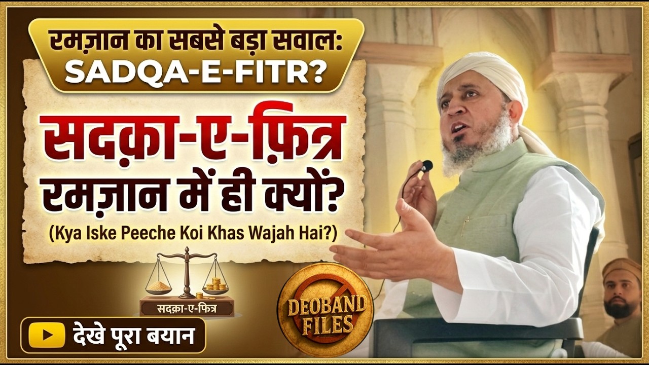 सदक़ा-ए-फ़ित्र रमज़ान में क्यों दिया जाता है? 20वीं शब में खुली अहम हिकमत