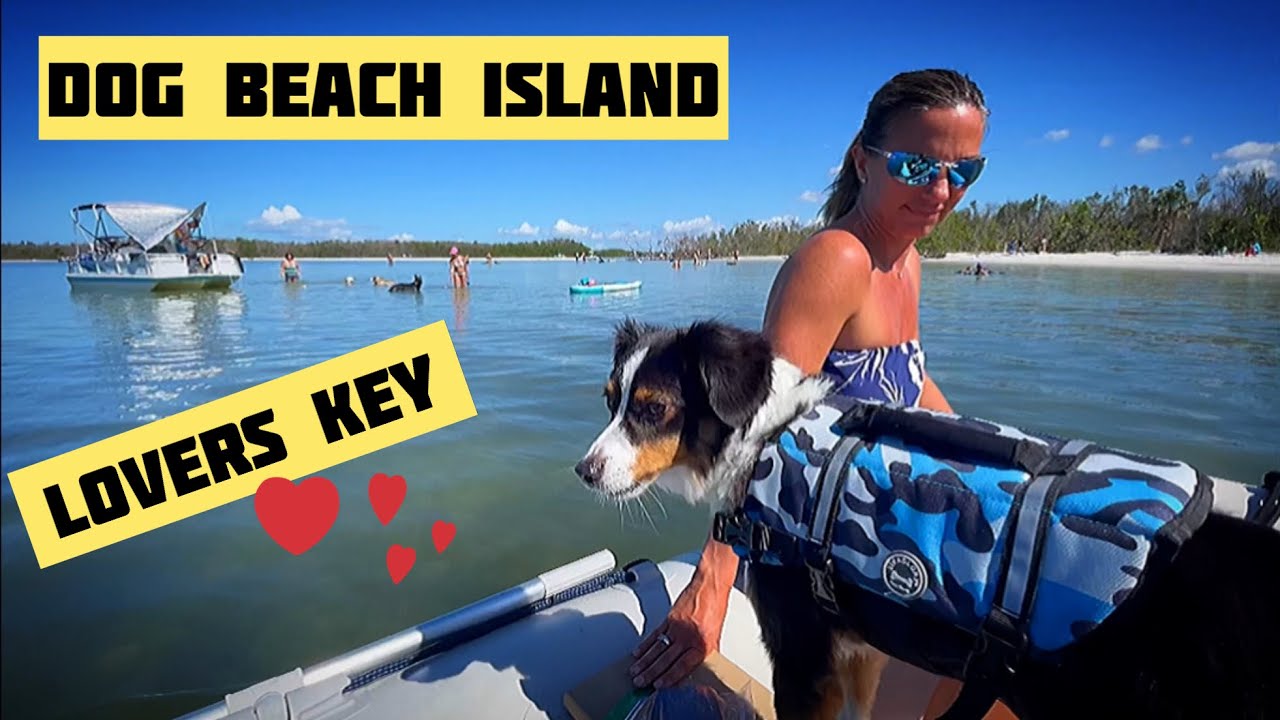 Boating to Dog Beach Island at Lovers Key