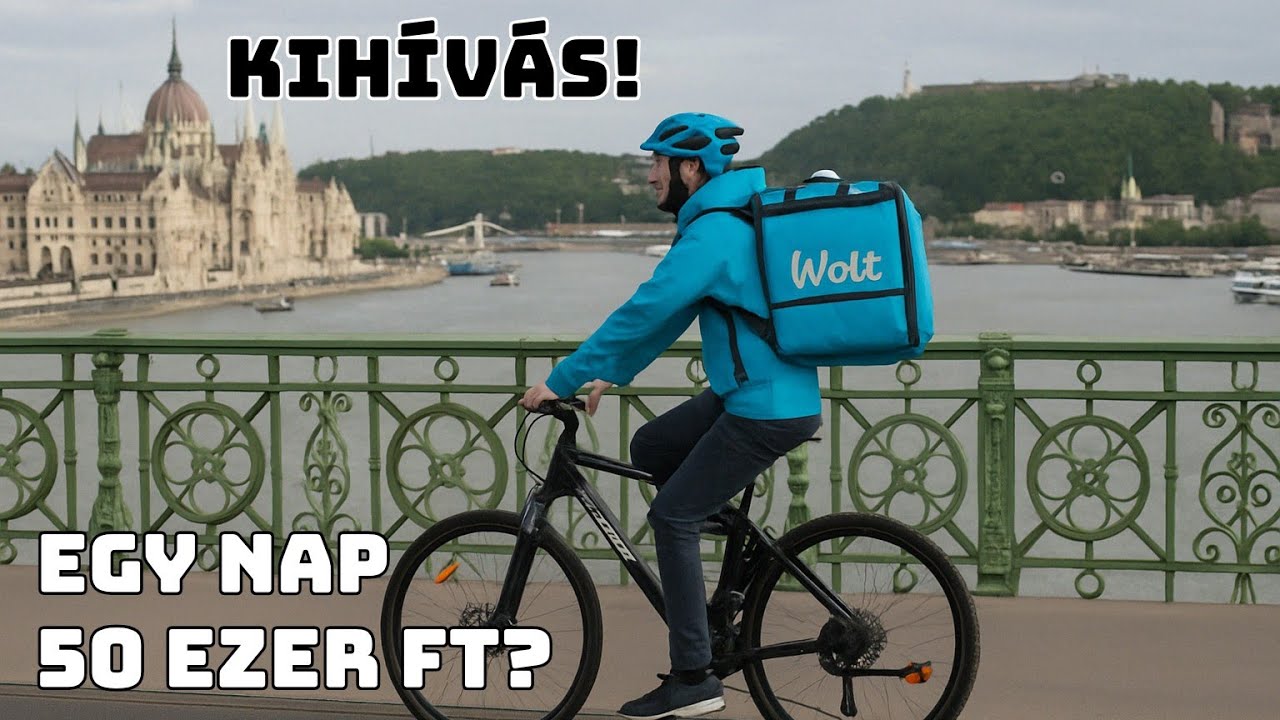 KIMAXOLTAM A BEVÉTELT! * 🚴‍♂️ 💰 *  WOLT FUTÁR KIHÍVÁS! * Futár vlog 9.