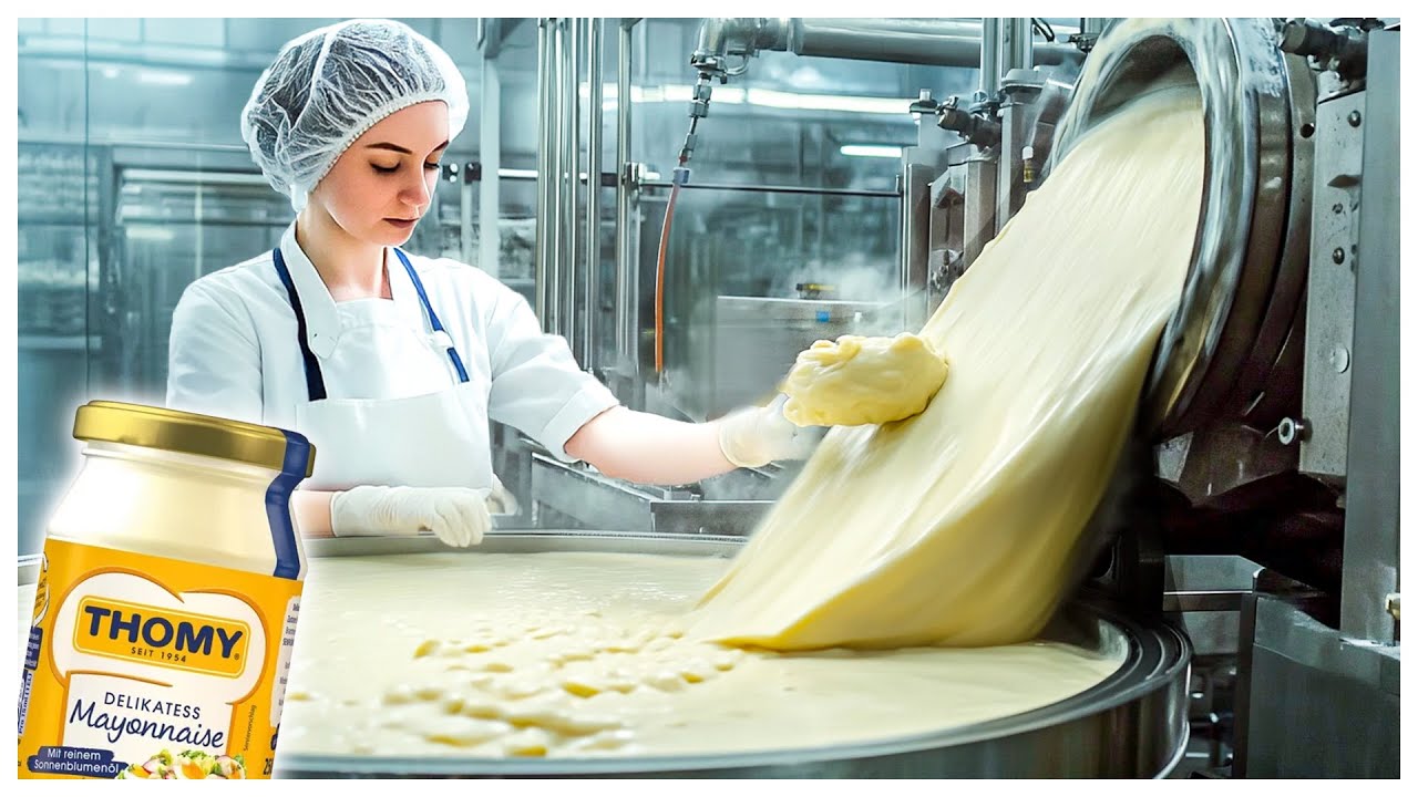 Wie Mayonnaise In Der Fabrik Hergestellt Wird