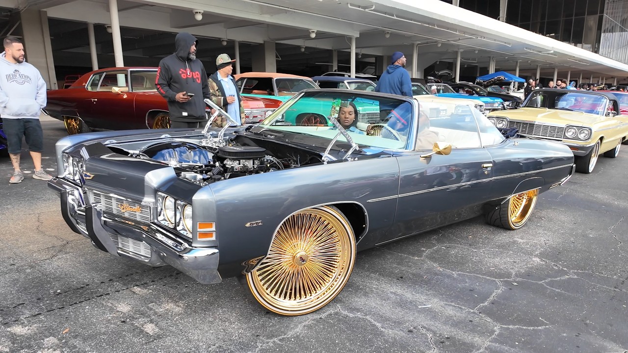 1972 Impala Convertible Donk Shows Off Conventional Motor!