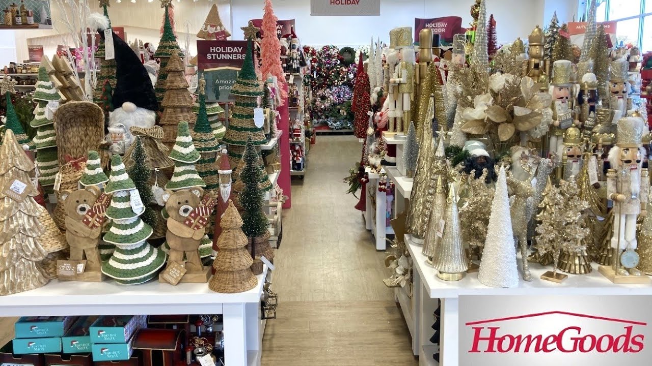 HOMEGOODS CHRISTMAS DECORATIONS CHRISTMAS DECOR ORNAMENTS SHOP WITH ME SHOPPING STORE WALK THROUGH
