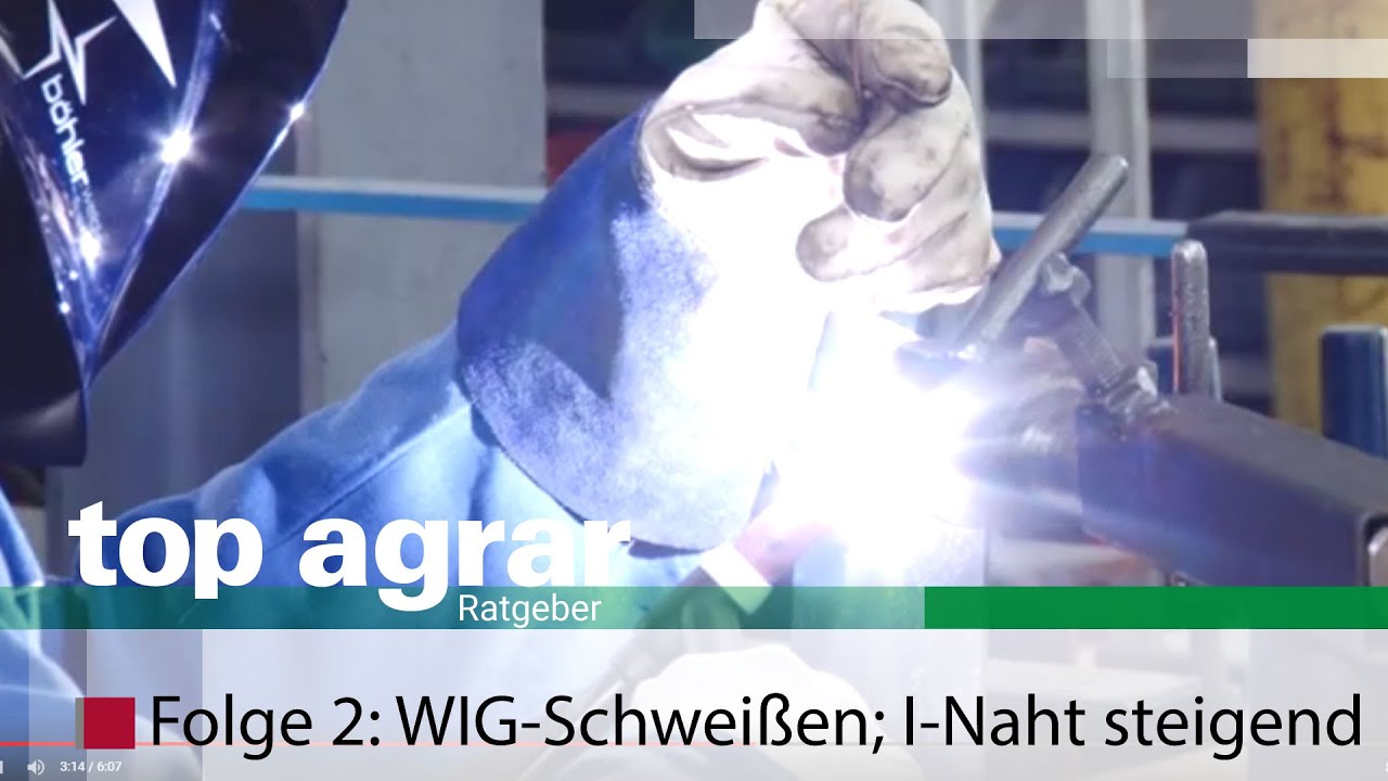 Folge 2 WIG-Schweißen: Die I-Naht steigend; Schweißlehrgang mit Christoph Deryk +++ Staffel 3 ++
