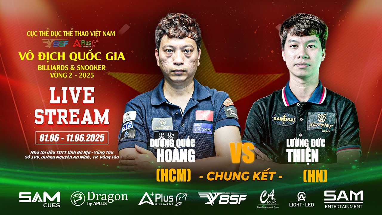 LƯỜNG ĐỨC THIỆN - DƯƠNG QUỐC HOÀNG I CHUNG KẾT | NGÀY 8 - POOL 10 BI | VÒNG 2 GIẢI VĐQG 2025