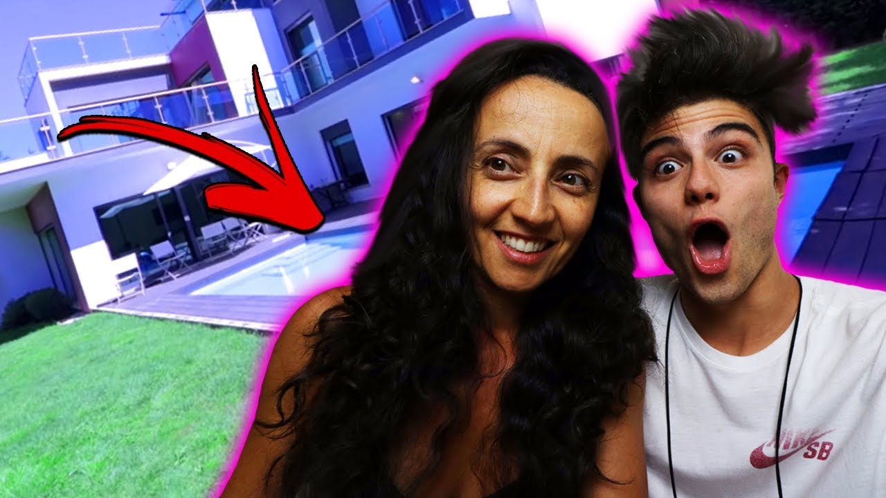 A MINHA MÃE VISITOU A CASA DOS YOUTUBERS !